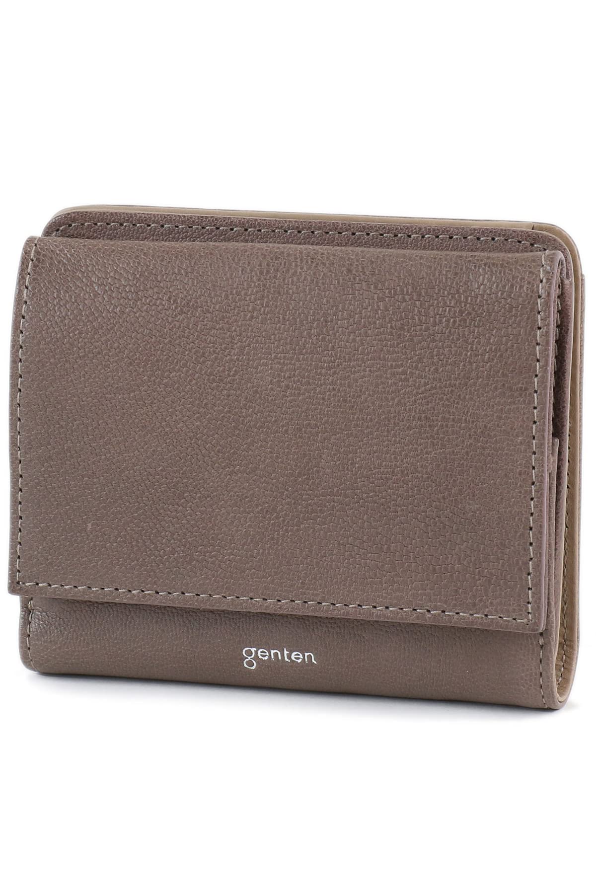 Amazon | [ゲンテン] 二つ折り財布 本革 レディース ローズグレー GE